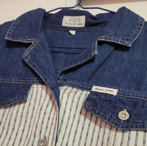 GUESS vintage collared denim dress - Picture 4 of 5